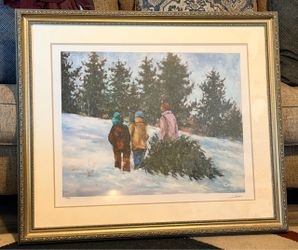 Framed Winter Scene Limited Edition Print