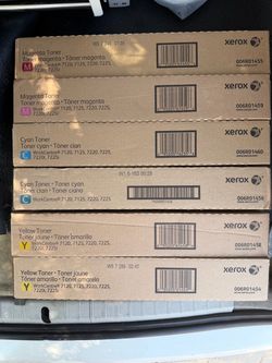 Genuine Xerox WorkCentre 7120 / 7125 / 7220 / 7225 Toner Set (006R01457, 006R01458, 006R01459, 006R01460)