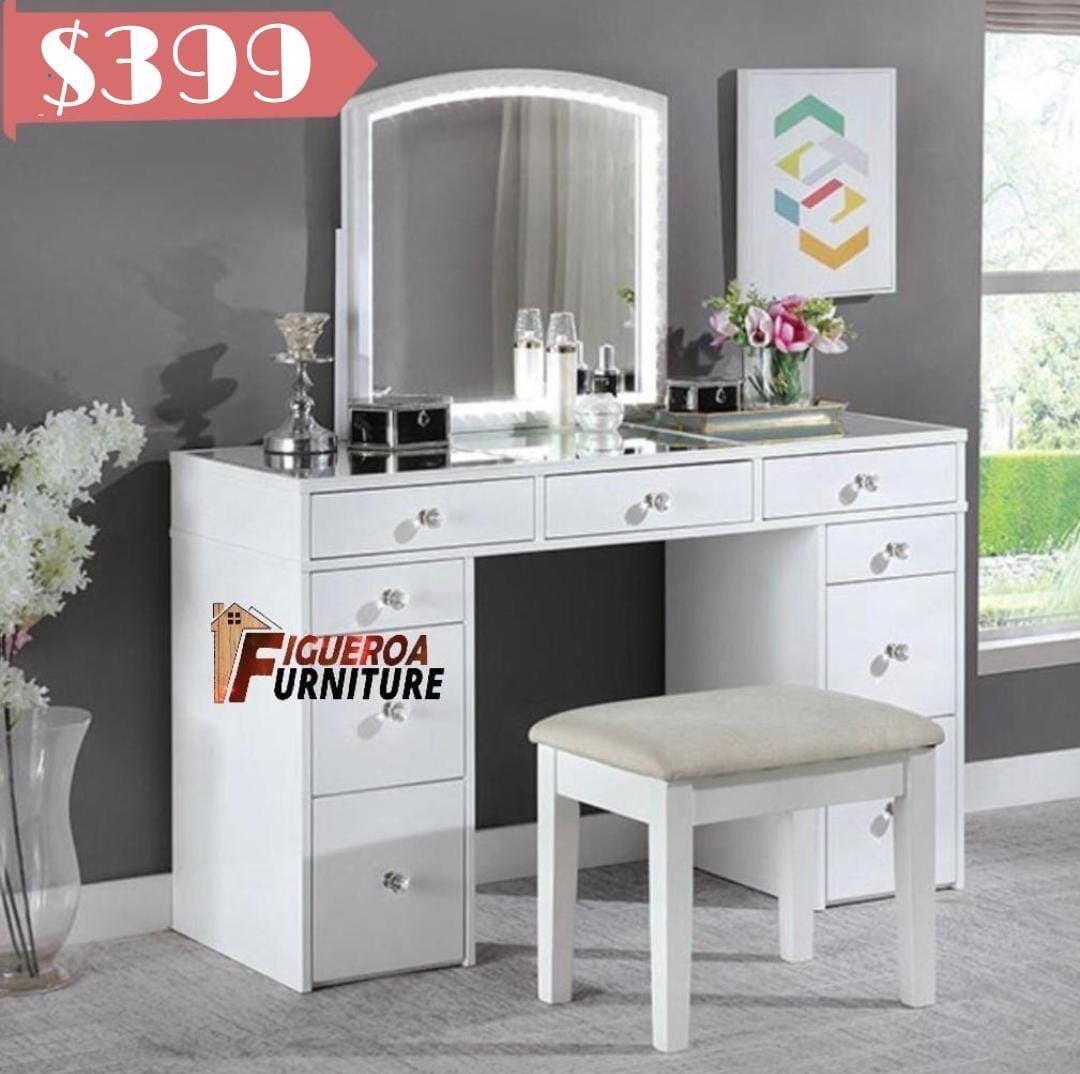 Vanity desk complete set (3 pieces)