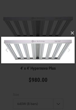 Carson High Yield Grow LED lights.