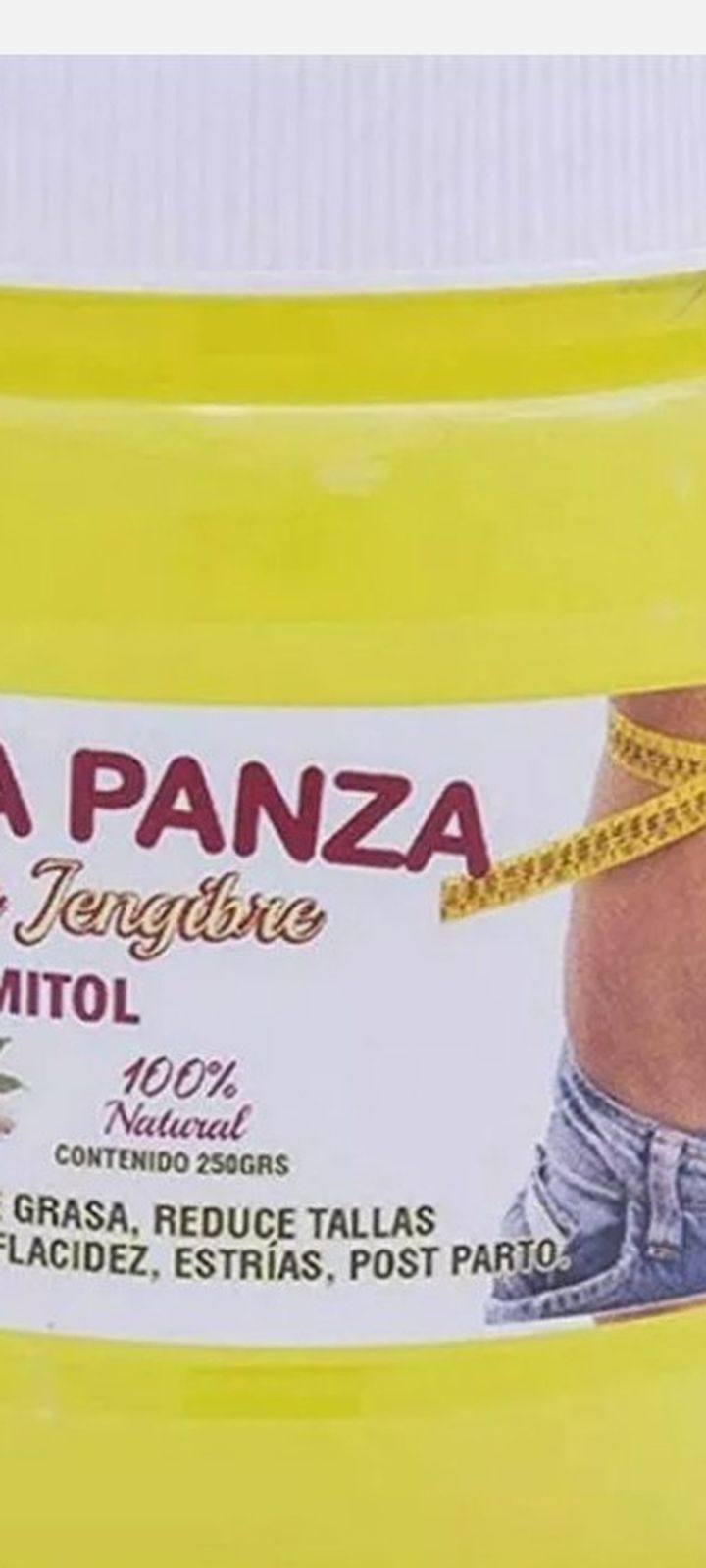 Chupa Panza Gel De Jenjibre Con Barmitol