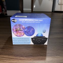 Blue and white starlight projector