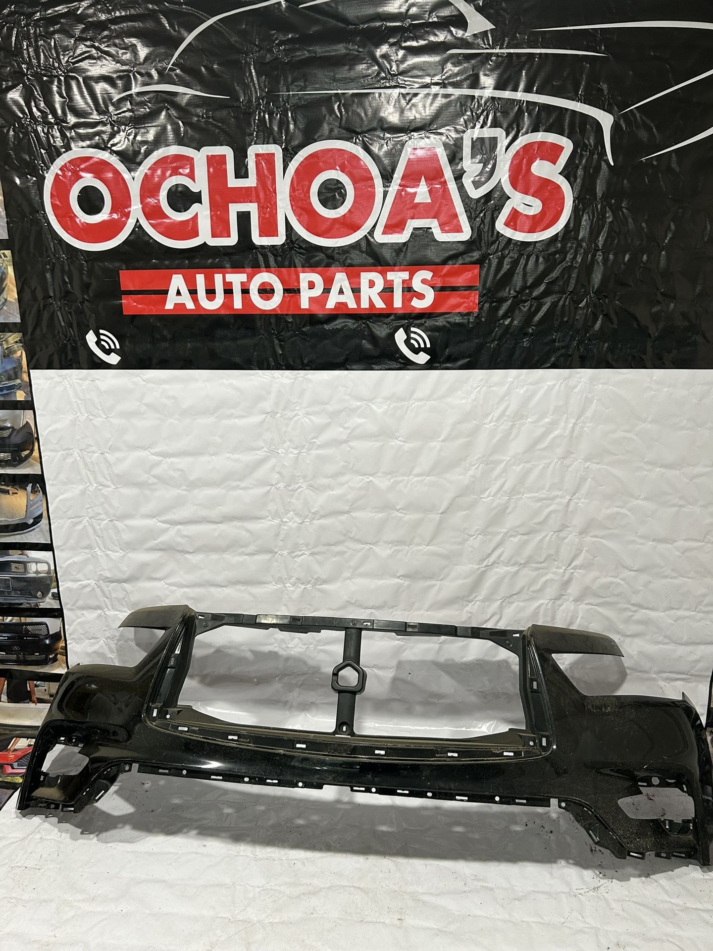 Infinity qx80 front bumper 2018 and 2019 and 2020 and 2021 and 2022 and 2023 