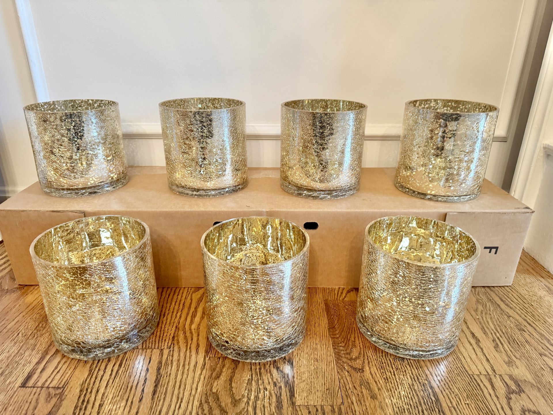 MERCURY GLASS VASES