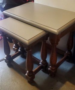 Farmhouse Nested Tables S/2