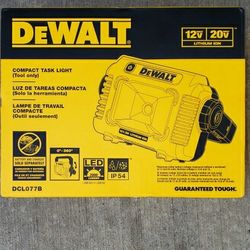 Dewalt 20v Task Light Brand New Tool Only