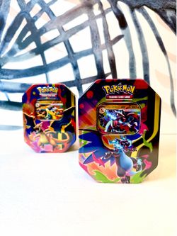Charizard X and Y Tin cans