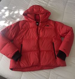 The North Face Red Puffer Jacket 