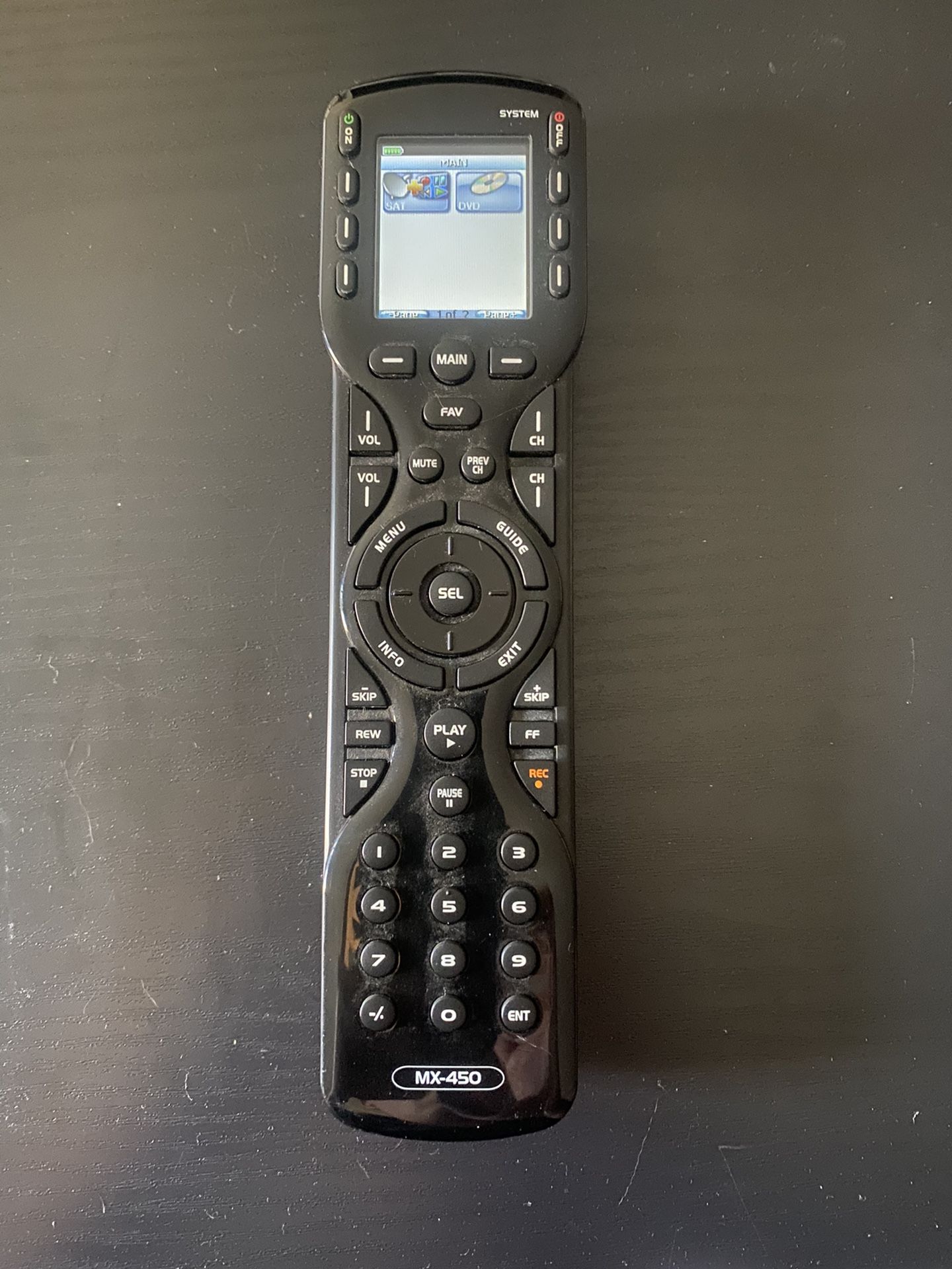 Universal Remote Mx450