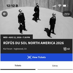 RUFUS DU SOL TICKETS