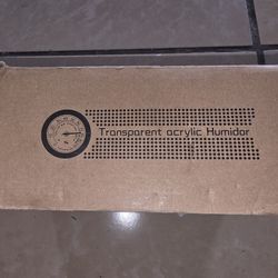 Jar/case/Box with Humidifier and Hygrometer