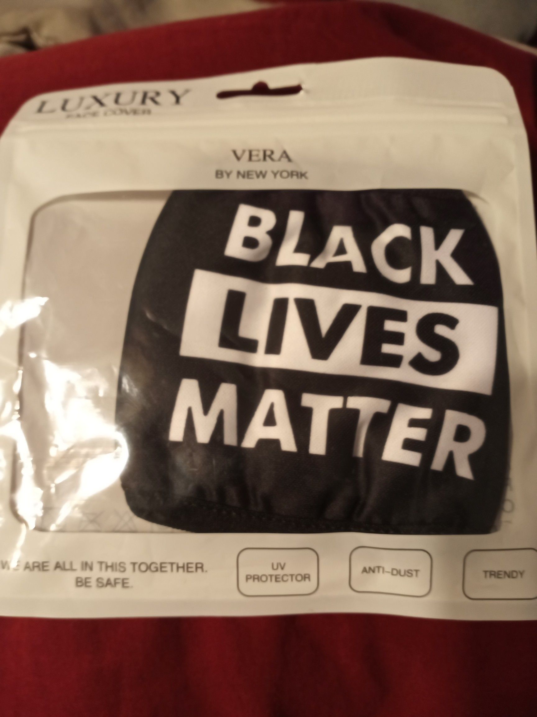 Black lives matter face mask