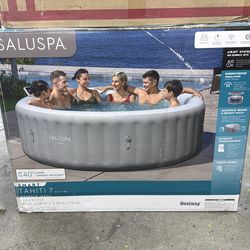 SaluSpa Tahiti Smart AirJet Inflatable Hot Tub 5–7 Person w/ Pump And App