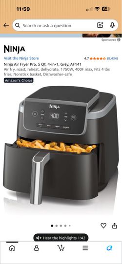 Ninja Air Fryer Pro 5 Qt AF141