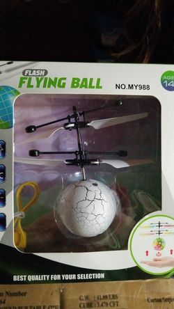 Flying rechargeable ball