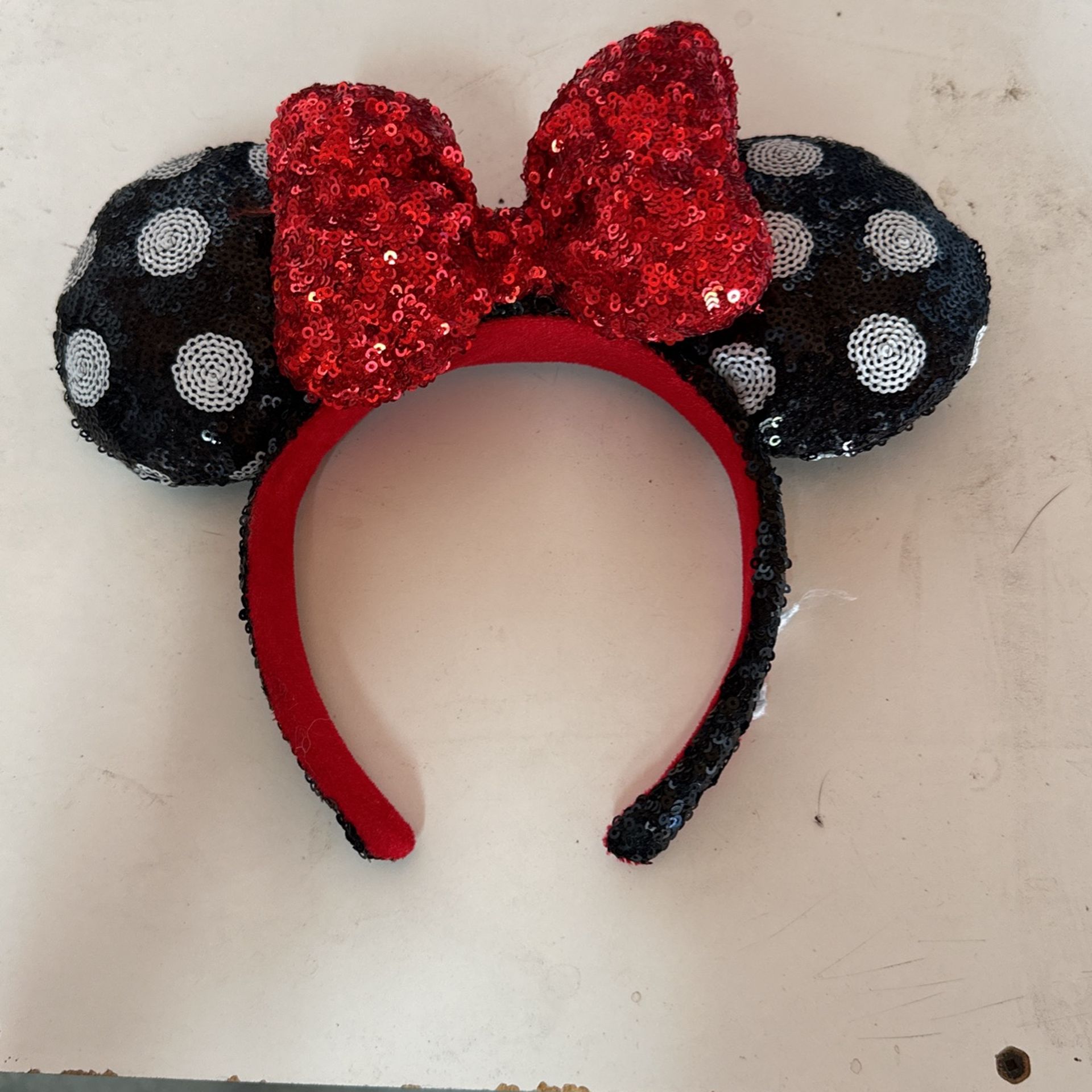 Minnie Mouse Ears Sparkly