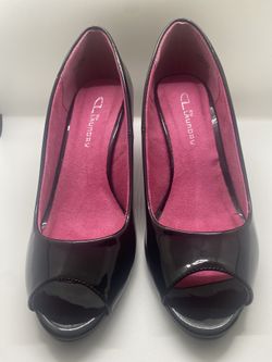 CL By LAUNDRY Wedge Pump Black 8.5 M