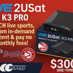 
🔥 WE2USAT K3 PRO – Atlanta’s #1 Streaming Solution | $300 One-Time