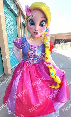 Rapunzel Mascot Costume Birthday Halloween