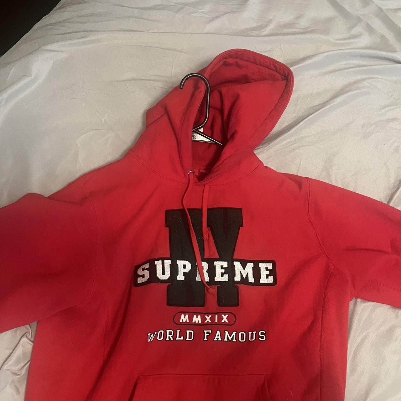 Red Supreme Hoodie 