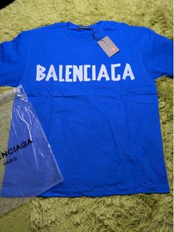 Blue Balenciaga Shirt
