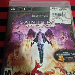 Saints Row Gat Out Of Hell Ps3
