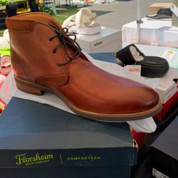 Shoe cognac men 10D