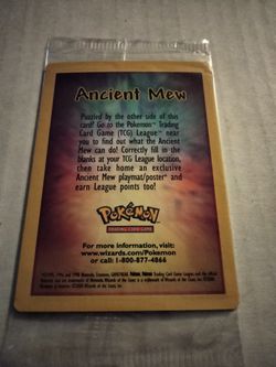 Pokemon Card 1st Promo Movie Card