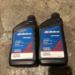 2pcs ACDelco GM Original Equipment 10-9243 ((contact info removed)9) Dexron VI Full Synthetic Automatic Transmission Fluid - 1 qt