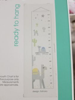 NEW Canvas Growth Chart for Kids/Children