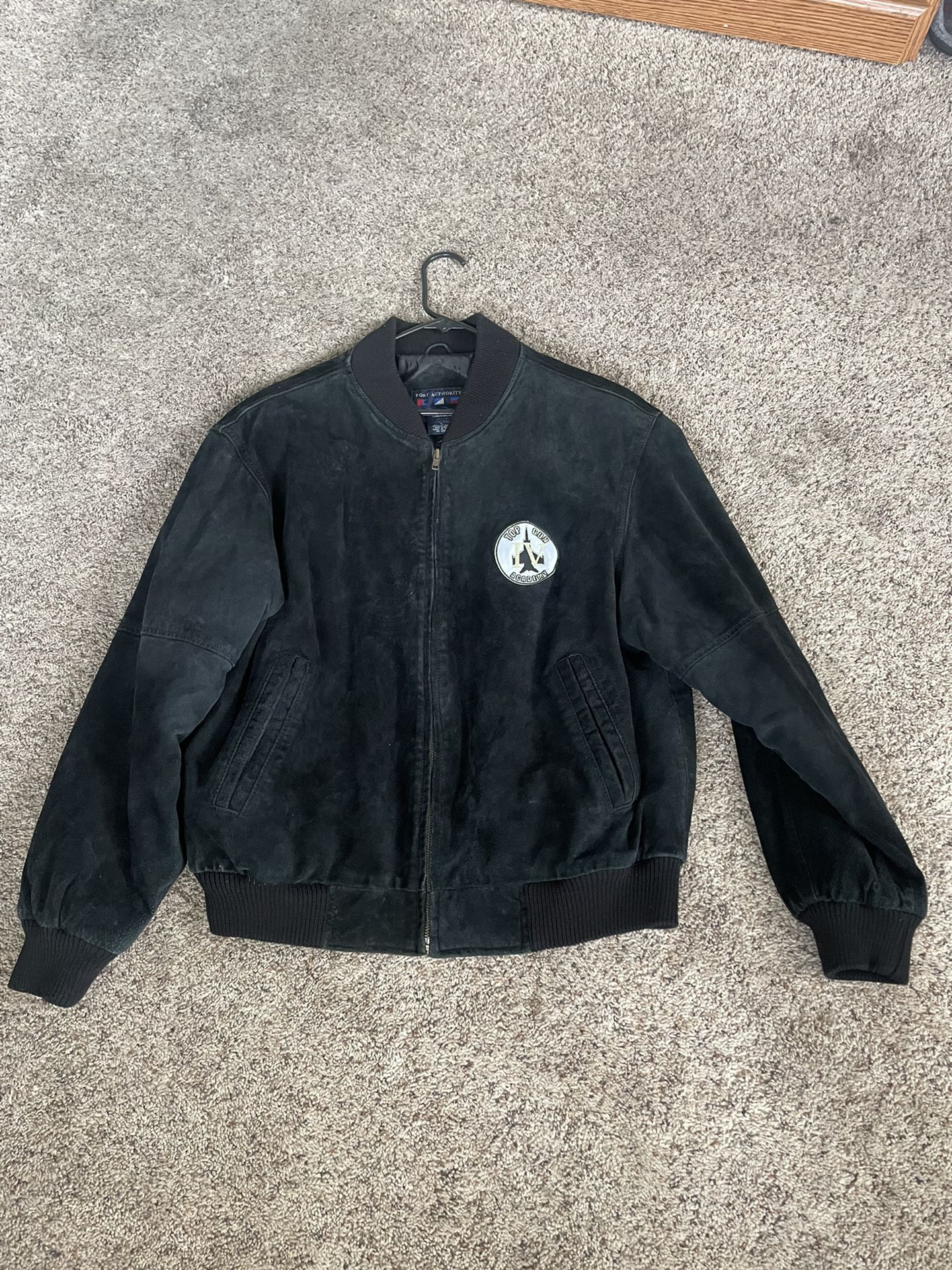 Large Black Leather Jacket