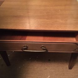 Retro Table With Drawer 