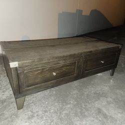Extending Coffee Table With Drawers