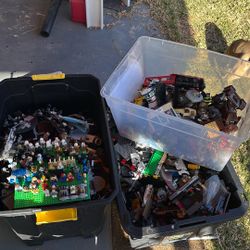 Legos Sets In Bins And Skylanders