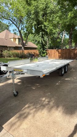 2024 Like new Aluma trailers 83x18 ATV UTV RZR xp 4 Honda XMR/can am renegade/outlander
