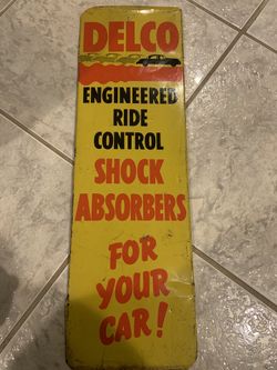 Delco vintage sign