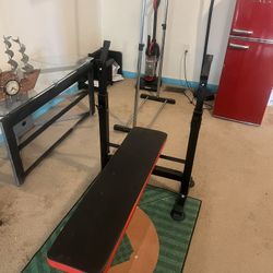 Weight Bench Push up Bar ,weights ,door pull Up Bar ,40 L dumbbells 