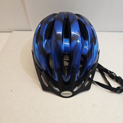 Schwinn Intercept Adult Bicycle Helmet – Blue – Ages 14+ – Lightweight Ventilated Helmet – Used