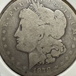 1878 CC Morgan Silver Dollar 