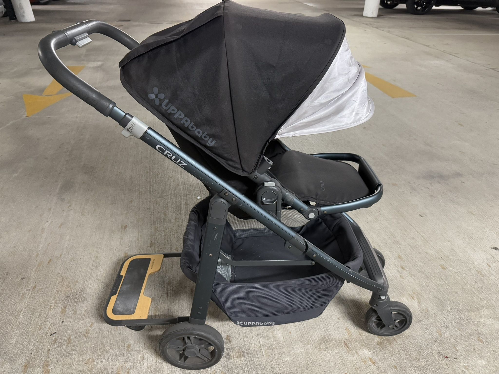 UPPAbaby Cruz Stroller with PiggyBack Ride-Along Board