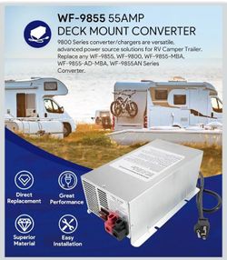 WF-9855 55 Amp Deck Mount RV Converter