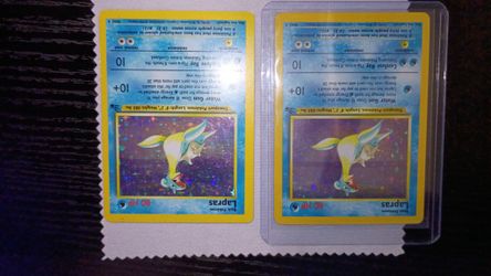Pokemon Lapras From Fossil Set Price Is Each 2 Available