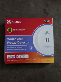 Kidde Smart Wi-Fi Water Leak & Freeze Detector – 60WLDR-W