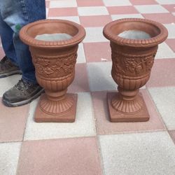 New Flower Pots Made Out Of Cement Perfect Gift 🎁 