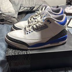 Air Jordan 3s Racer Blue 