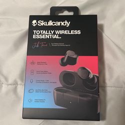 New & Unused SkullCandy True Wireless Earbuds In Shade True Black