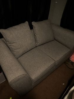 Cheap lil comfy gray couch