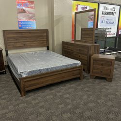 Brown Queen Bedroom Set 