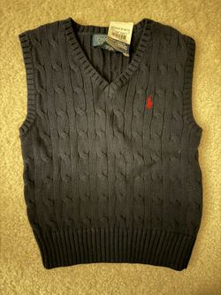 Polo Sweater Vest - New 