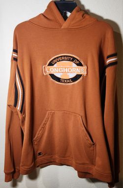 TEXAS LONGHORNS NCAA TEAM STARTER PULLOVER HOODIE SIZE LARGE